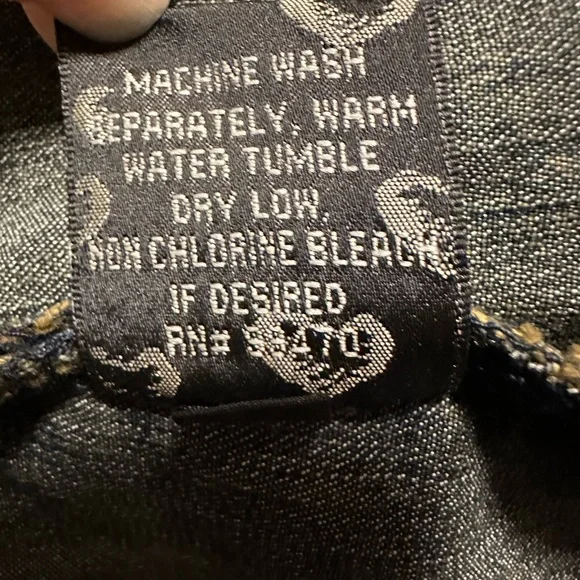 NWT Unique Denim Jean Jacket, Size M, It’s giving Hippie Vibes… - Picture 7 of 8